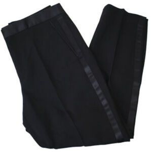 Zara black workpants with satin band